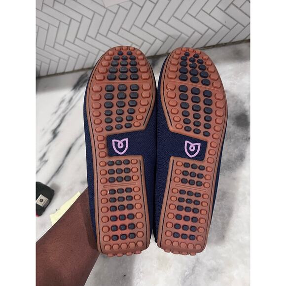 Rothy’s The Driver Navy Knit Loafer Driving Shoe Men’s 10 / W11.5 Gum Sole main image 5